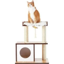 Frisco 28.5-in Modern Cat Tree & Condo 10 Frisco 28.5-in Modern Cat Tree & Condo -Pet Cat Supplies Store 177907 PT4. AC SS1800 V1584453118