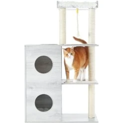 Frisco 52-in Modern Cat Tree & Condo 12 Frisco 52-in Modern Cat Tree & Condo -Pet Cat Supplies Store 177911 PT5. AC SS1800 V1584453408