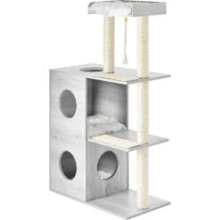 Frisco 52-in Modern Cat Tree & Condo 13 Frisco 52-in Modern Cat Tree & Condo -Pet Cat Supplies Store 177911 PT6. AC SS1800 V1584453526