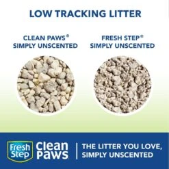 Fresh Step Clean Paws Simply Unscented Clumping Clay Cat Litter -Pet Cat Supplies Store 179540 PT2. AC SS1800 V1695151040