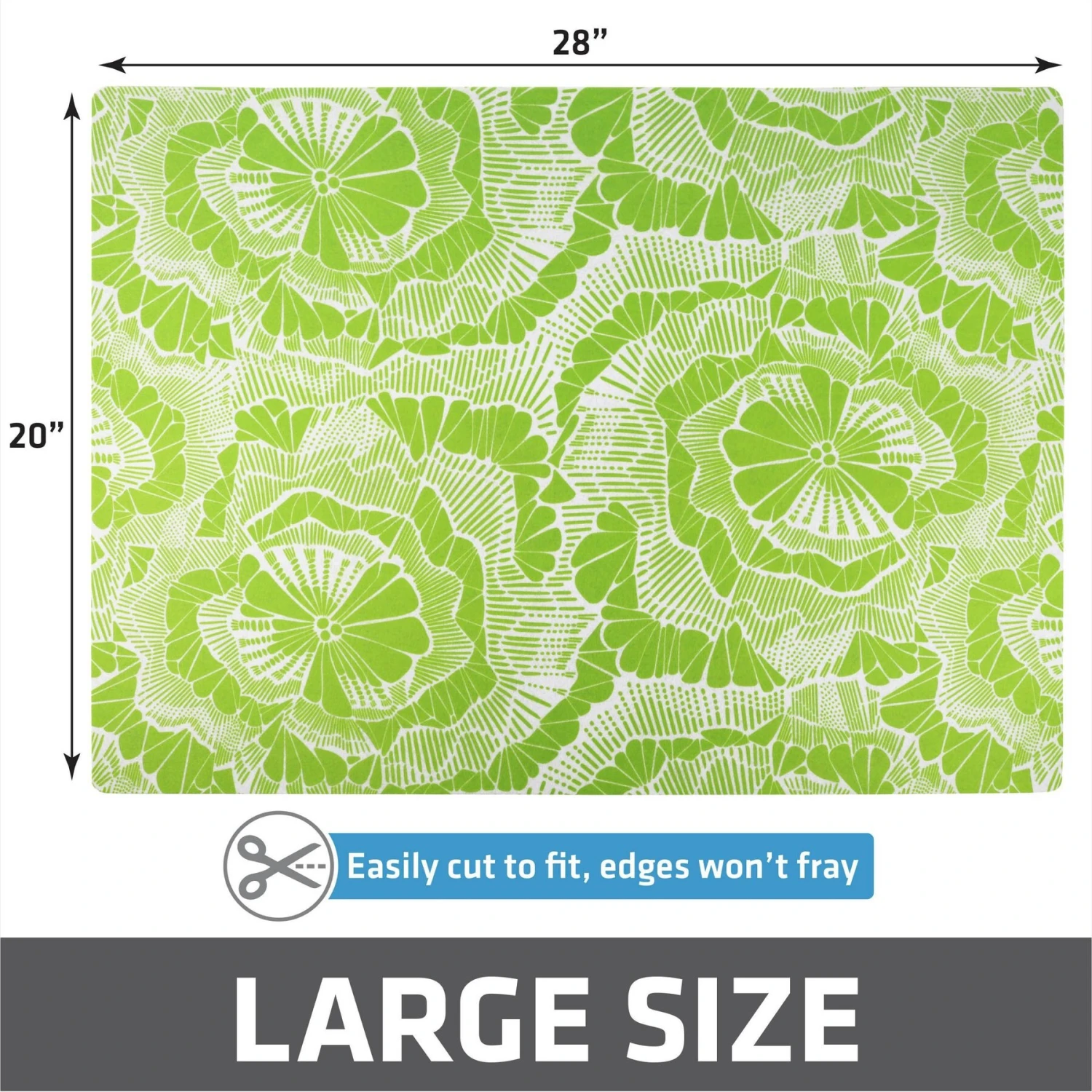 Drymate Protective & Decorative Cat Litter Mat, Surf Green, Large, 20-in X 28-in 5 Drymate Protective & Decorative Cat Litter Mat, Surf Green, Large, 20-in X 28-in - Image 5