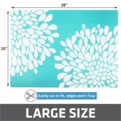 Drymate Protecitve & Decorative Cat Litter Mat, Rejuvenation Blue, Large, 20-in X 28-in -Pet Cat Supplies Store 181544 PT5. AC SS1800 V1691003318