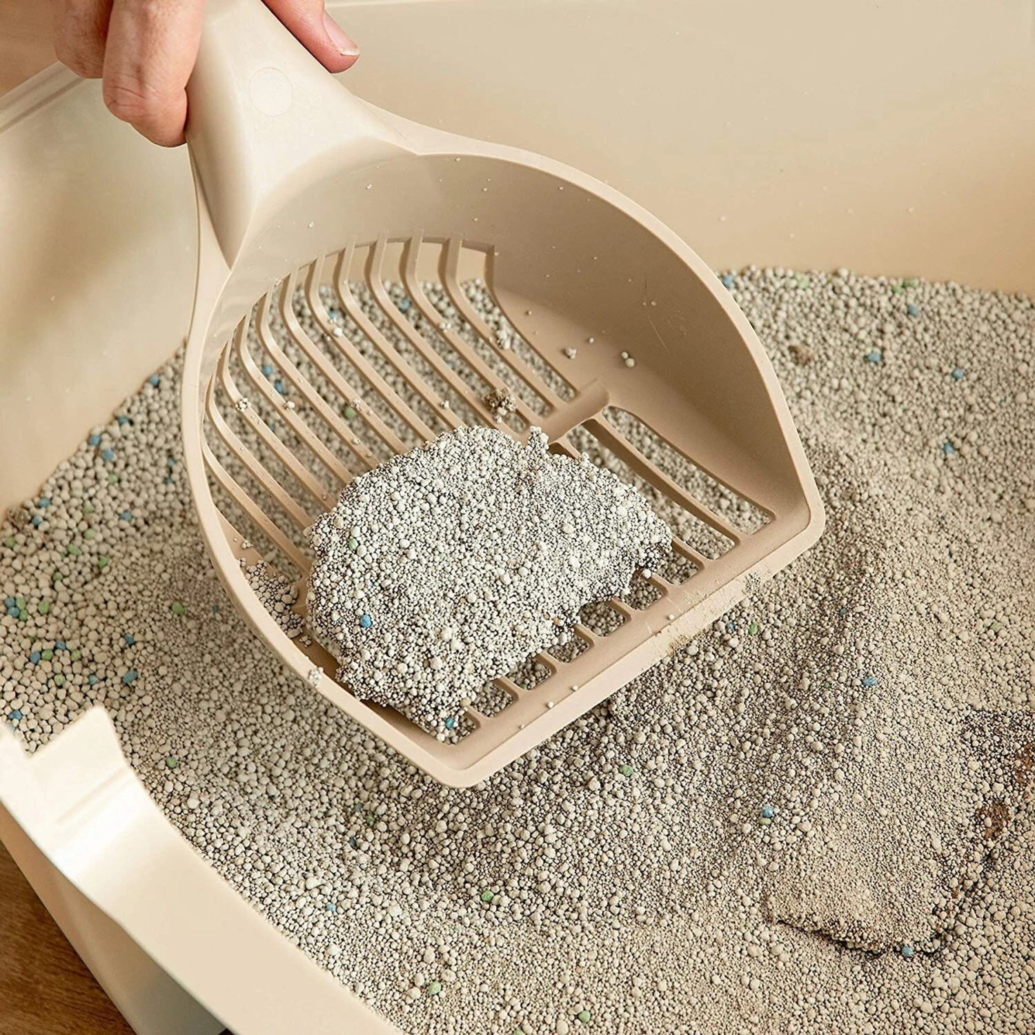 IRIS USA Jumbo Cat Litter Scoop With Comfort Handle Sturdy Smooth Plastic Finish 3 IRIS USA Jumbo Cat Litter Scoop With Comfort Handle Sturdy Smooth Plastic Finish - Image 3