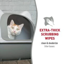 Nature's Miracle Cat Litter Box Scrubbing Wipes -Pet Cat Supplies Store 183021 PT6. AC SS1800 V1701115655