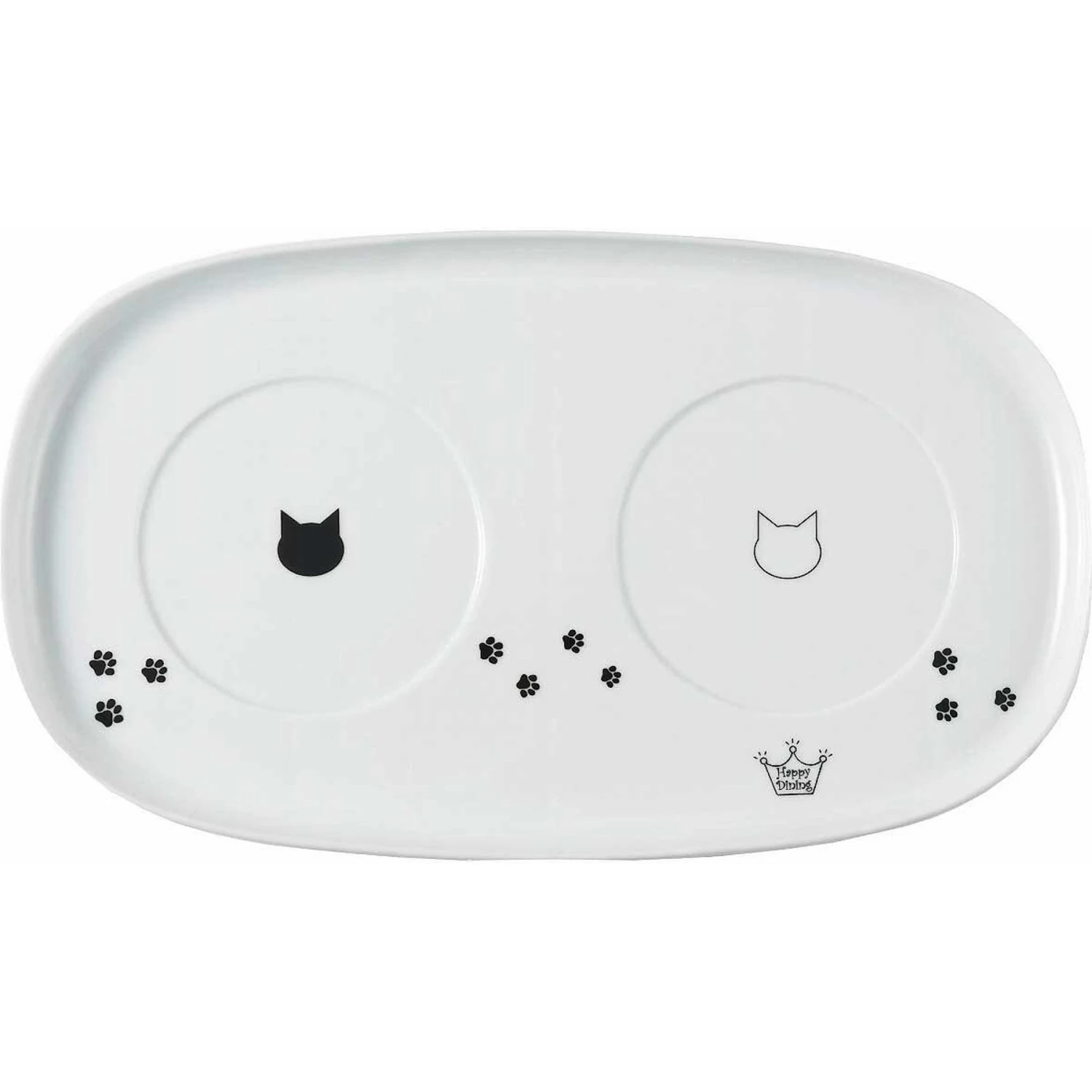 Necoichi Double Dining Cat Tray 1 Necoichi Double Dining Cat Tray