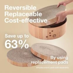 Necoichi Cozy Cat Scratcher Bowl Toy -Pet Cat Supplies Store 183517 PT5. AC SS1800 V1702938870