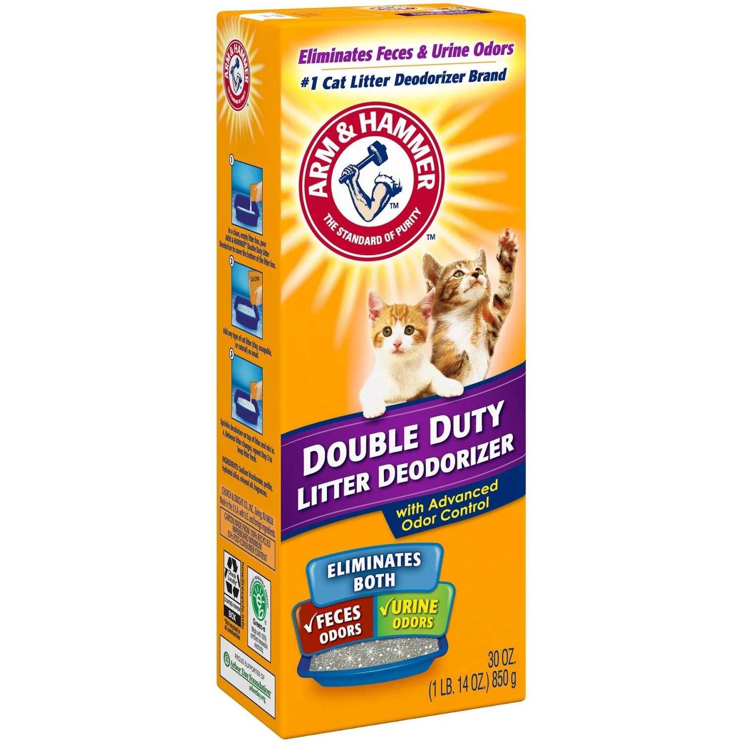 Arm & Hammer Litter Baking Soda Double Duty Cat Litter Deodorizer 2 Arm & Hammer Litter Baking Soda Double Duty Cat Litter Deodorizer - Image 2