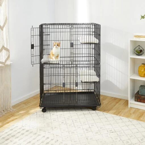Frisco Collapsible Wire Cat Cage Playpen 8 Frisco Collapsible Wire Cat Cage Playpen -Pet Cat Supplies Store 185867 Main. AC SS1800 V1575993191