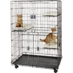Frisco Collapsible Wire Cat Cage Playpen -Pet Cat Supplies Store 185867 PT2. AC SS1800 V1575993177