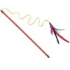 Ethical Pet Feather Dangler Wand Cat Toy With Catnip