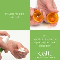 Catit Senses 2.0 Wave Circuit Cat Toy -Pet Cat Supplies Store 191556 PT4. AC SS1800 V1628093769