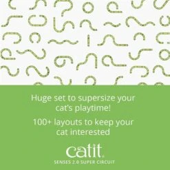 Catit Senses 2.0 Super Circuit Cat Toy -Pet Cat Supplies Store 191558 PT2. AC SS1800 V1628093786