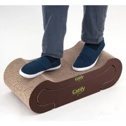 Best Pet Supplies Catify Lounger Cardboard Catnip Scratcher Cat Toy -Pet Cat Supplies Store 193098 PT8. AC SS1800 V1568064755