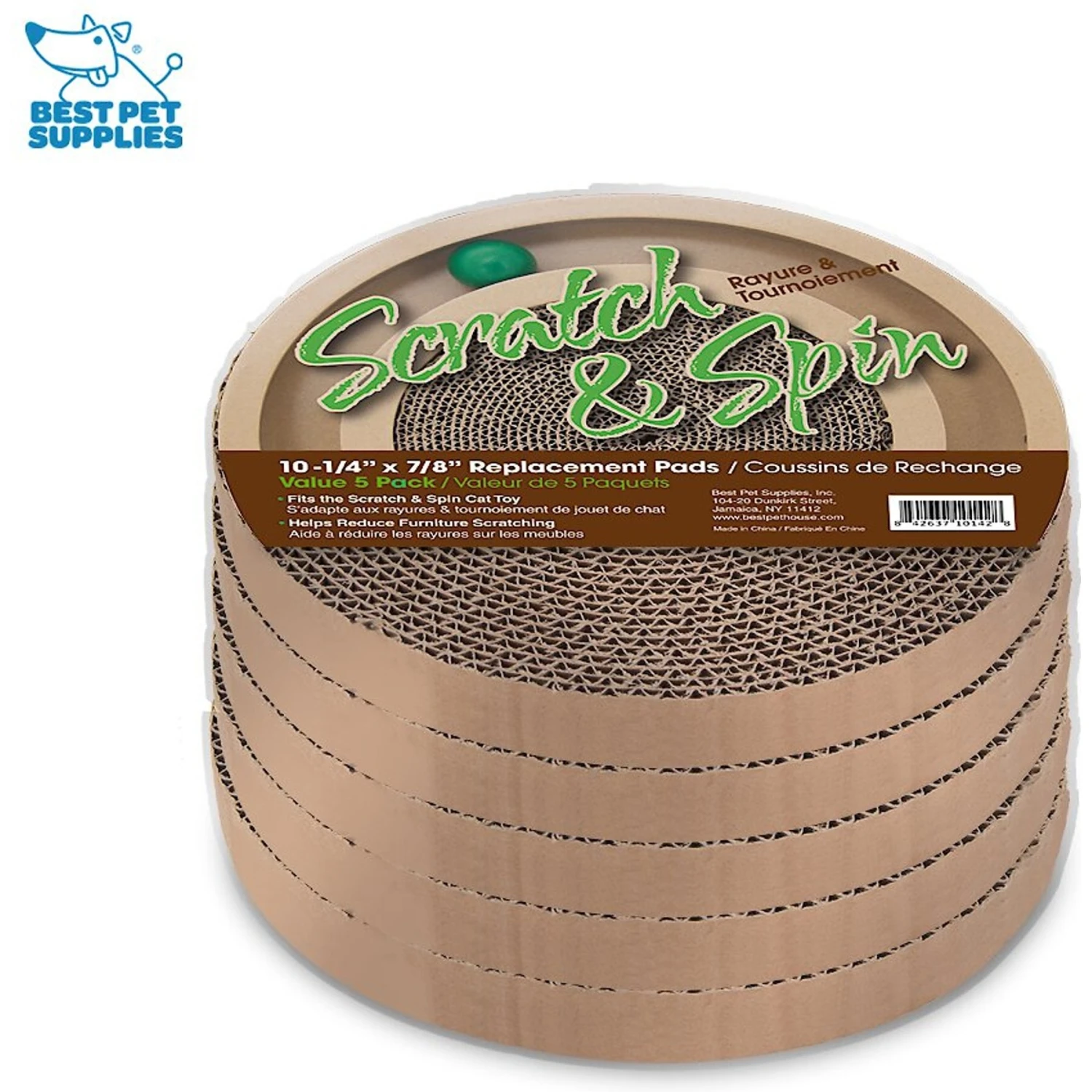Best Pet Supplies Catify Scratch & Spin Cat Scratcher Replacement Pads 2 Best Pet Supplies Catify Scratch & Spin Cat Scratcher Replacement Pads - Image 2