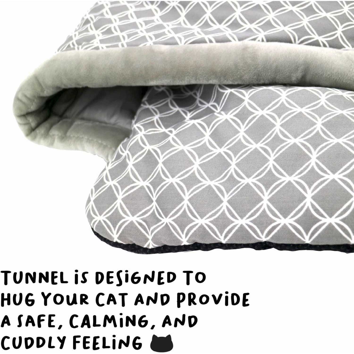 Petique Hide & Seek Cat Mat & Tunnel Toy 4 Petique Hide & Seek Cat Mat & Tunnel Toy - Image 4