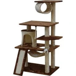 Go Pet Club 53-in Faux Fur Cat Tree & Condo -Pet Cat Supplies Store 197655 PT3. AC SS1800 V1702056824