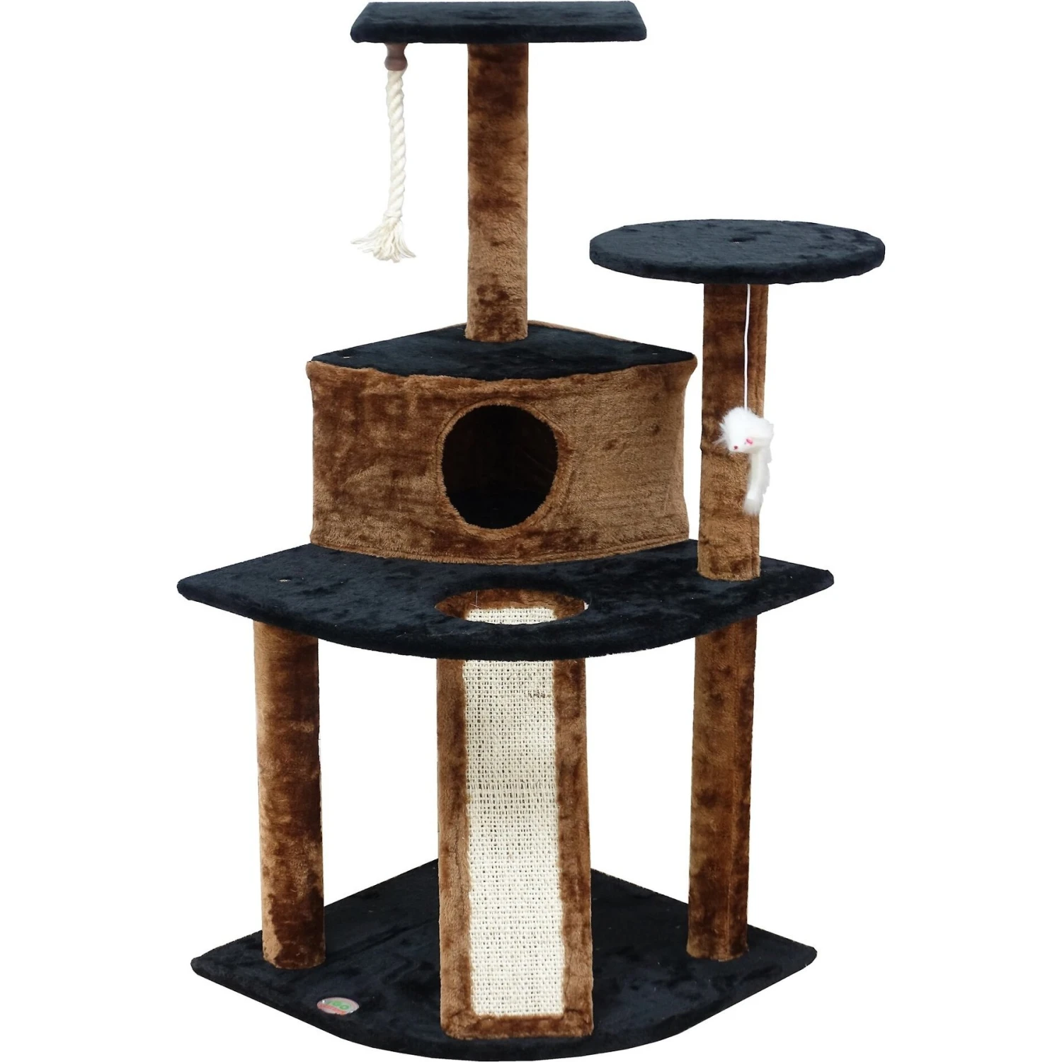 Go Pet Club 47-in Faux Fur Cat Tree & Condo 3 Go Pet Club 47-in Faux Fur Cat Tree & Condo - Image 3