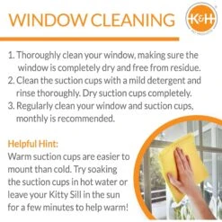 K&H Pet Products EZ Mount Cat Window Perch -Pet Cat Supplies Store 199121 PT5. AC SS1800 V1695740297