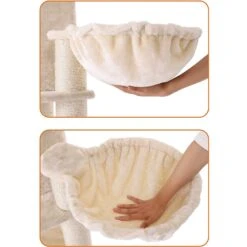 FEANDREA 55.5-in Faux Fleece Cat Tree & Condo 12 FEANDREA 55.5-in Faux Fleece Cat Tree & Condo -Pet Cat Supplies Store 205223 PT3. AC SS1800 V1648066304