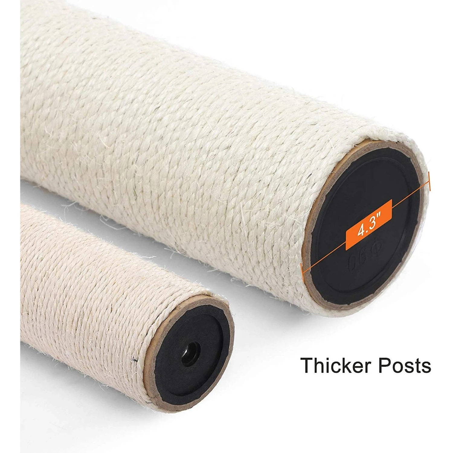 FEANDREA 55.5-in Faux Fleece Cat Tree & Condo 7 FEANDREA 55.5-in Faux Fleece Cat Tree & Condo - Image 7