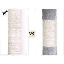 FEANDREA 55.1-in Faux Fleece Cat Tree & Condo -Pet Cat Supplies Store 205247 PT5. AC SS1800 V1648065391