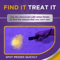 Urine Off Find It & Treat It Kit Stain & Odor Remover & Hi-Power LED Urine Finder -Pet Cat Supplies Store 208363 PT4. AC SS1800 V1684342220