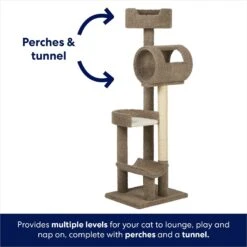 Frisco 69-in Real Carpet Wooden Cat Tree 9 Frisco 69-in Real Carpet Wooden Cat Tree -Pet Cat Supplies Store 208926 PT3. AC SS1800 V1667229176