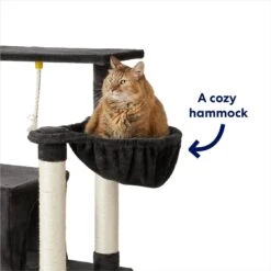 Frisco 66-in Cat Tree With Bed, Condo, Lounge Basket & Top Perch -Pet Cat Supplies Store 214381 PT2. AC SS1800 V1667229521