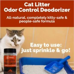 Nature's Pure Edge Cat Litter Odor Control Deodorizer, 1-lb Bottle -Pet Cat Supplies Store 214954 PT5. AC SS1800 V1688580429