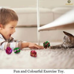 SunGrow Kitty Crinkle Balls Indoor Cat Toy, 12 Count 10 SunGrow Kitty Crinkle Balls Indoor Cat Toy, 12 Count -Pet Cat Supplies Store 215394 PT7. AC SS1800 V1577494995