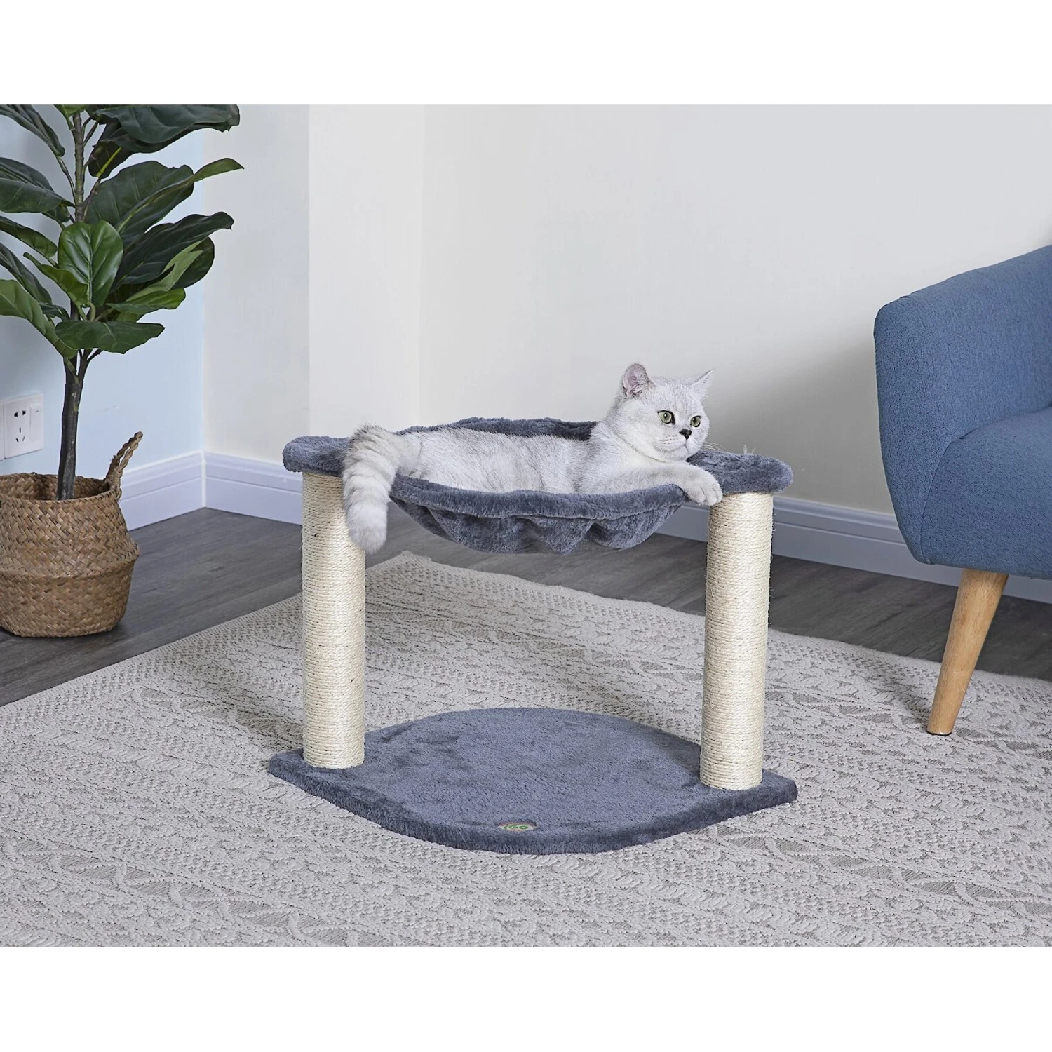 Go Pet Club 18-in Faux Fur Cat Tree 1 Go Pet Club 18-in Faux Fur Cat Tree