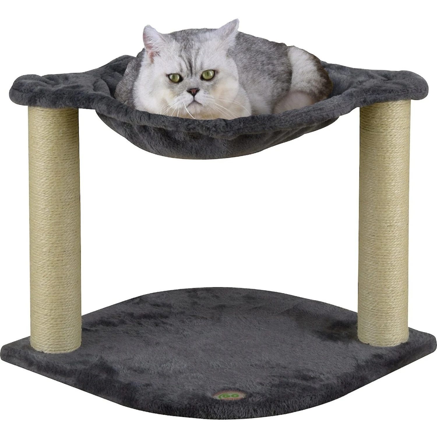 Go Pet Club 18-in Faux Fur Cat Tree 2 Go Pet Club 18-in Faux Fur Cat Tree - Image 2