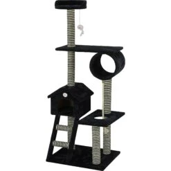 Go Pet Club 60-in Sisal Posts Cat Tree Condo, Black -Pet Cat Supplies Store 217082 pt2. AC SS1800 V1579195387