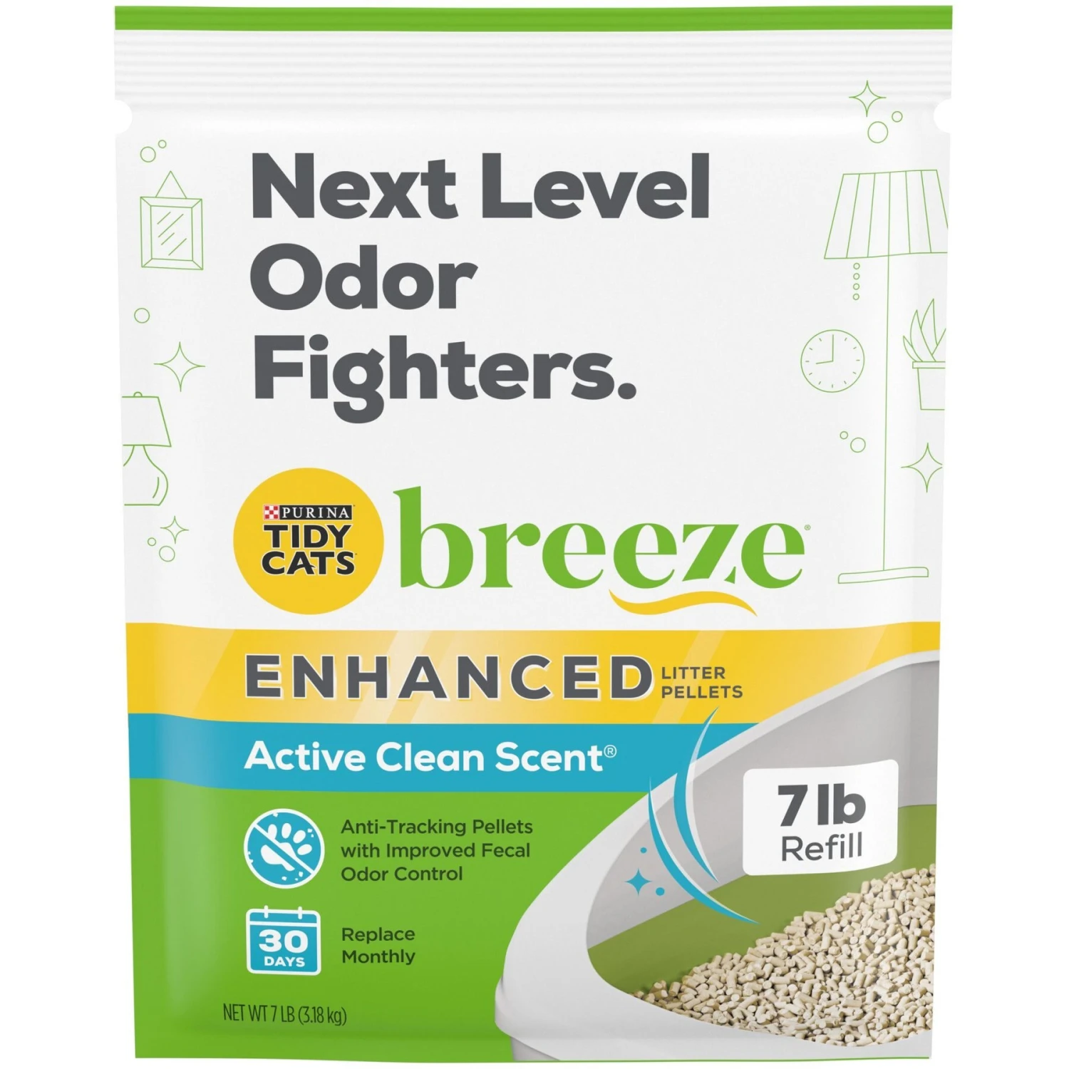 Tidy Cats Breeze Cat Litter Enhanced Pellets Refill 1 Tidy Cats Breeze Cat Litter Enhanced Pellets Refill