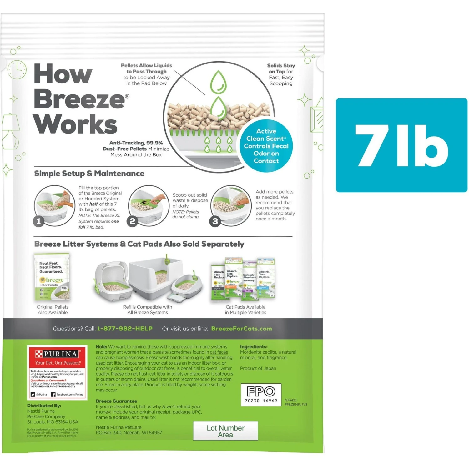 Tidy Cats Breeze Cat Litter Enhanced Pellets Refill 2 Tidy Cats Breeze Cat Litter Enhanced Pellets Refill - Image 2