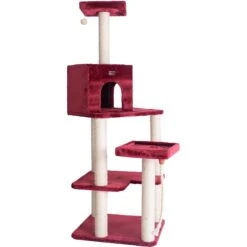 Armarkat 69-in Faux Fur Covered House & Cat Tree 14 Armarkat 69-in Faux Fur Covered House & Cat Tree -Pet Cat Supplies Store 218999 PT5. AC SS1800 V1603328201