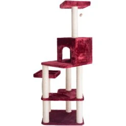 Armarkat 69-in Faux Fur Covered House & Cat Tree 15 Armarkat 69-in Faux Fur Covered House & Cat Tree -Pet Cat Supplies Store 218999 PT6. AC SS1800 V1603333305