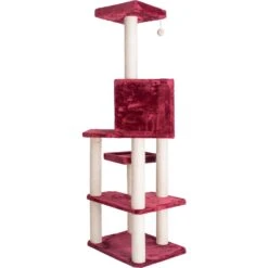 Armarkat 69-in Faux Fur Covered House & Cat Tree 16 Armarkat 69-in Faux Fur Covered House & Cat Tree -Pet Cat Supplies Store 218999 PT7. AC SS1800 V1603337793