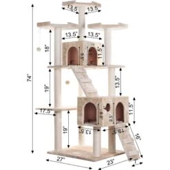 Armarkat 74-in Multi-Level Cat Tree -Pet Cat Supplies Store 219001 PT5. AC SS1800 V1678228257