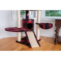 Armarkat 58-in Classic Cat Tree, Tartain Plaid -Pet Cat Supplies Store 219004 PT7. AC SS1800 V1603309582