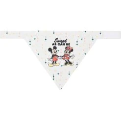 Disney Mickey Mouse & Minnie Mouse "Sweet As Can Be" Reversible Dog & Cat Bandana -Pet Cat Supplies Store 220293 PT2. AC SS1800 V1637681865