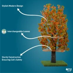 On2Pets 60-in Large Square Modern Cat Tree -Pet Cat Supplies Store 220362 PT3. AC SS1800 V1671118301