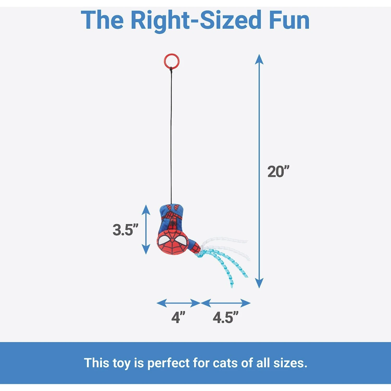 Marvel 's Spider-Man Bouncy Cat Toy With Catnip 2 Marvel 's Spider-Man Bouncy Cat Toy With Catnip - Image 2