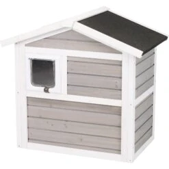 TRIXIE Natura Insulated Cat House With Ramp -Pet Cat Supplies Store 221656 pt3. AC SS1800 V1582055312