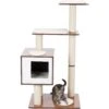 TRIXIE Avoca 48-in Modern Wooden Tower Cat Scratching Post