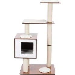 TRIXIE Avoca 48-in Modern Wooden Tower Cat Scratching Post -Pet Cat Supplies Store 221699 pt3. AC SS1800 V1582062508