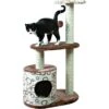 TRIXIE Casta 37.5-in Plush Cat Tower