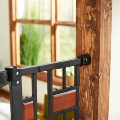 Frisco Wood Accents Extra Tall Auto-close Dog Gate -Pet Cat Supplies Store 221968 PT3. AC SS1800 V1595282171
