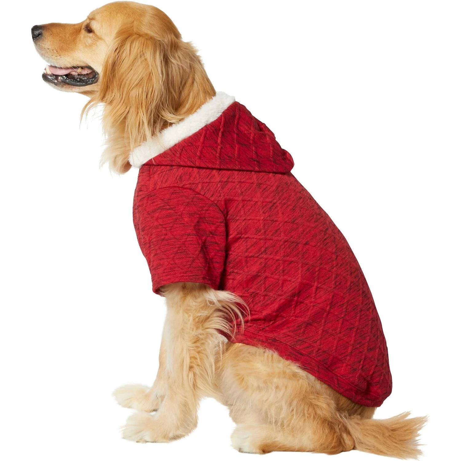 Frisco Textured Knit Dog & Cat Hoodie 3 Frisco Textured Knit Dog & Cat Hoodie - Image 3