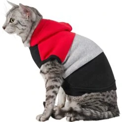 Frisco Colorblock Dog & Cat Sleeveless Hoodie -Pet Cat Supplies Store 224263 PT3. AC SS1800 V1637677889